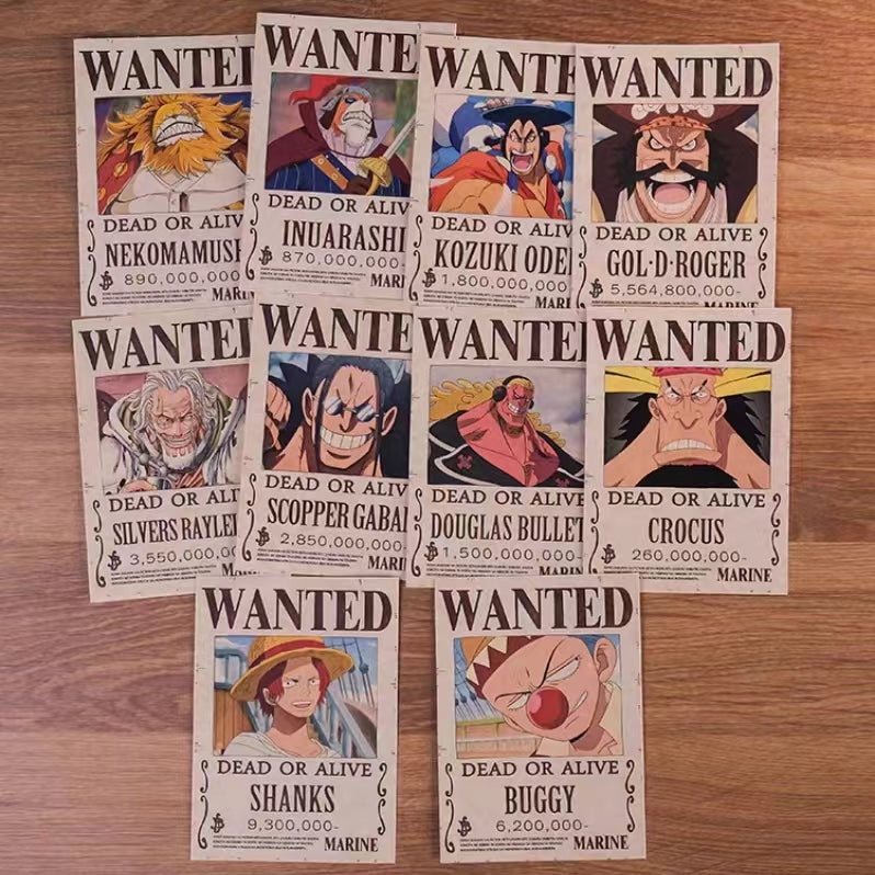 2026 Latest Updated Parchment Wanted Poster,Bounty Poster Total 264 Pieces