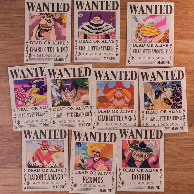 2026 Latest Updated Parchment Wanted Poster,Bounty Poster Total 264 Pieces