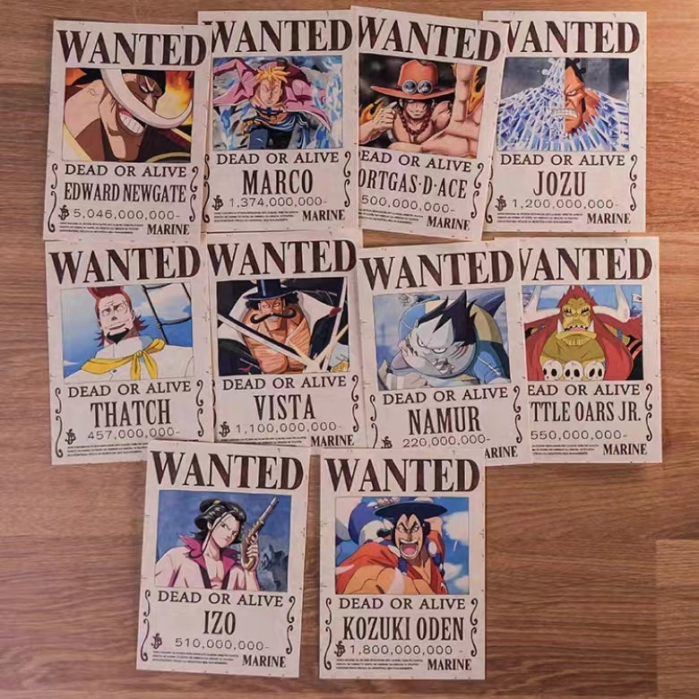 2026 Latest Updated Parchment Wanted Poster,Bounty Poster Total 264 Pieces