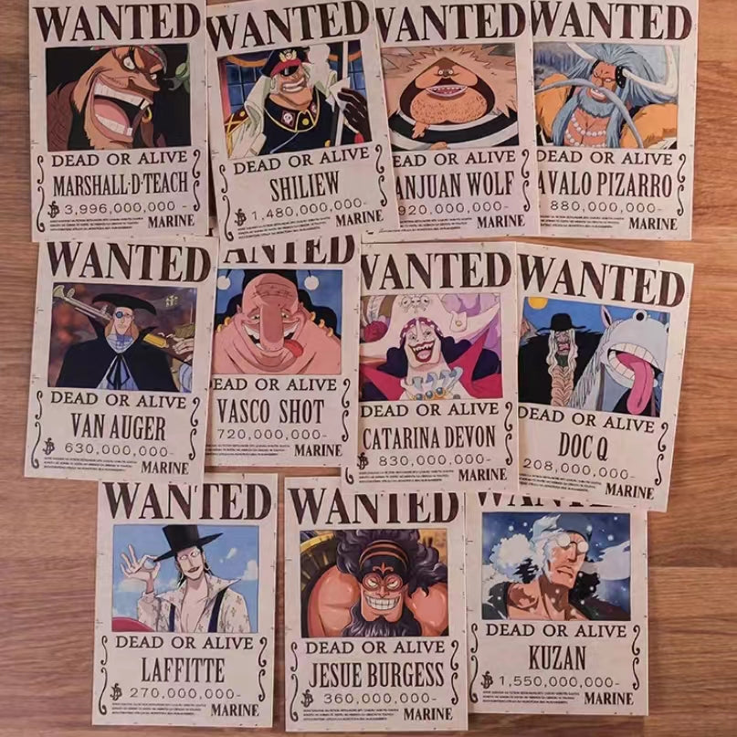 2026 Latest Updated Parchment Wanted Poster,Bounty Poster Total 264 Pieces