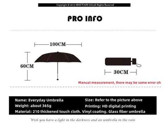 Wano Straw Hat Pirates Portable All-weather umbrella