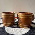 Straw Hat Pirates Wooden Barrel Mug