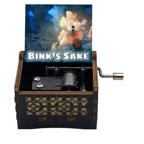 Binks'Sake Vintage Wooden Music Box – music box product photo 2 | Moodixa™
