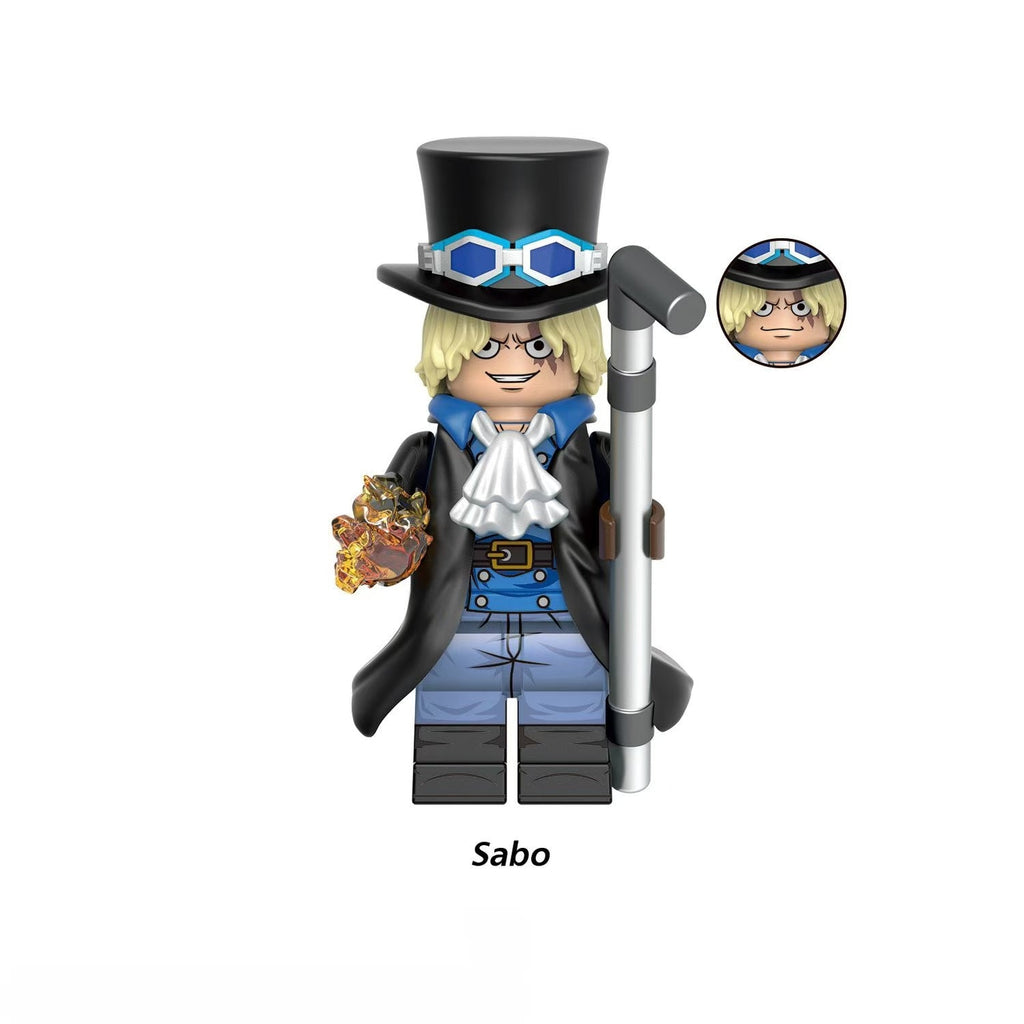 New edition,Wano Law,Ace,Building Block Mini Figure