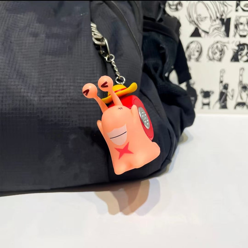 Chopper ASL Voice Recorder Den Den Mushi Transponder Snail Figure Keychain