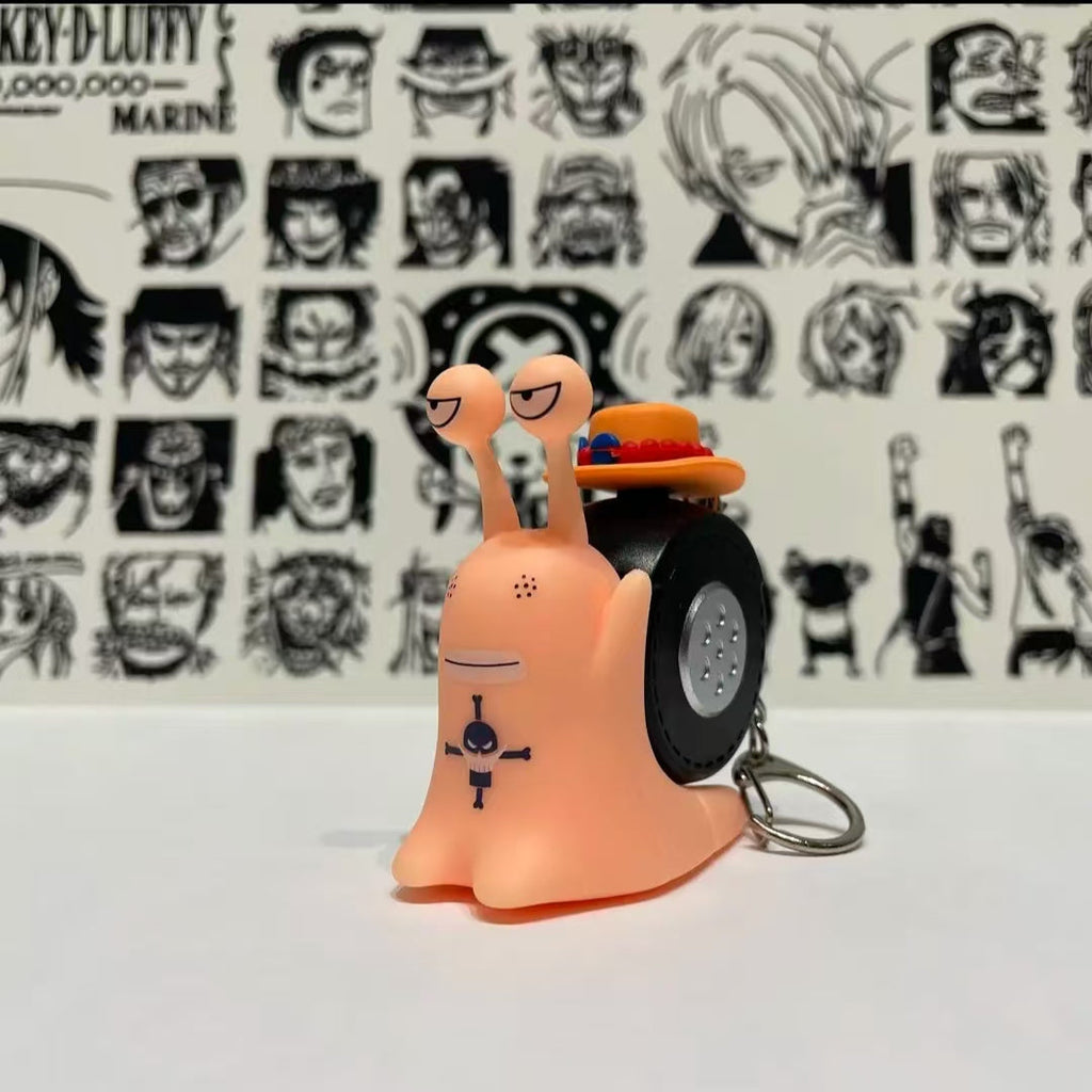 Chopper ASL Voice Recorder Den Den Mushi Transponder Snail Figure Keychain