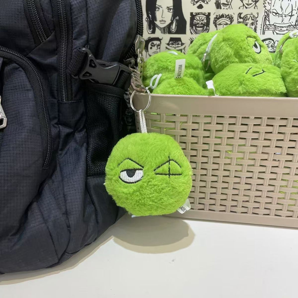 Mosshead Talking Zoro Pendant Plush Toy Keychain