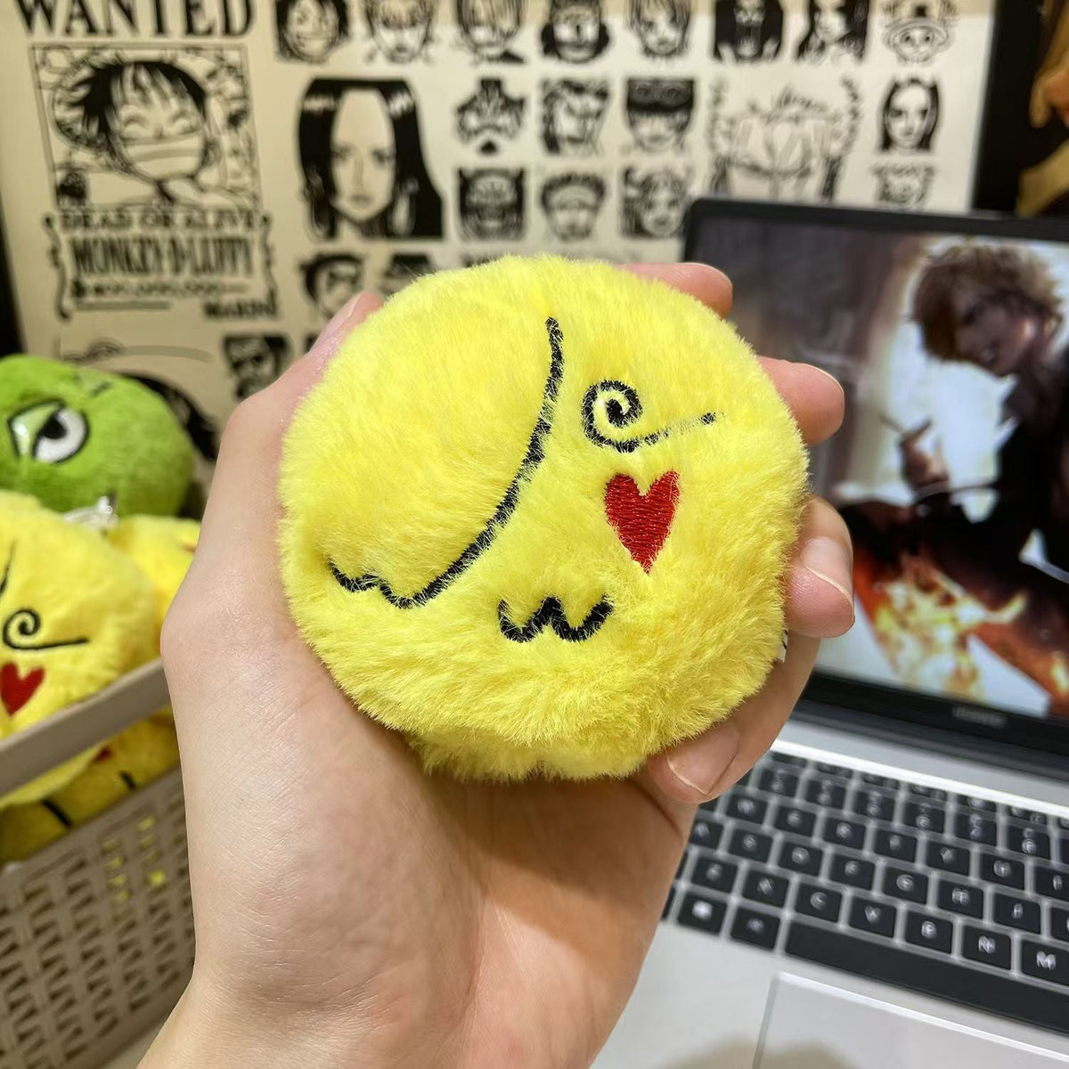 Mosshead Talking Zoro Pendant Plush Toy Keychain