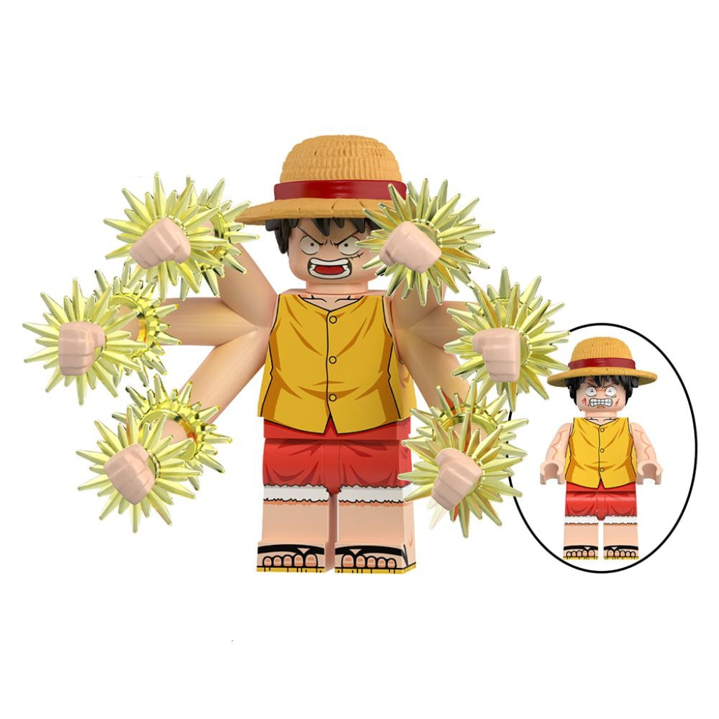 New edition,Nightmare Luffy,Fleet Admiral Akainu Building Block Mini Figure