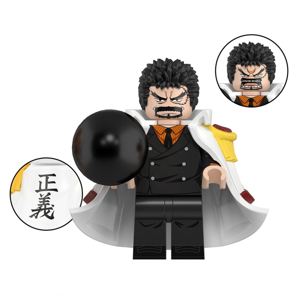 New edition,Nightmare Luffy,Fleet Admiral Akainu Building Block Mini Figure