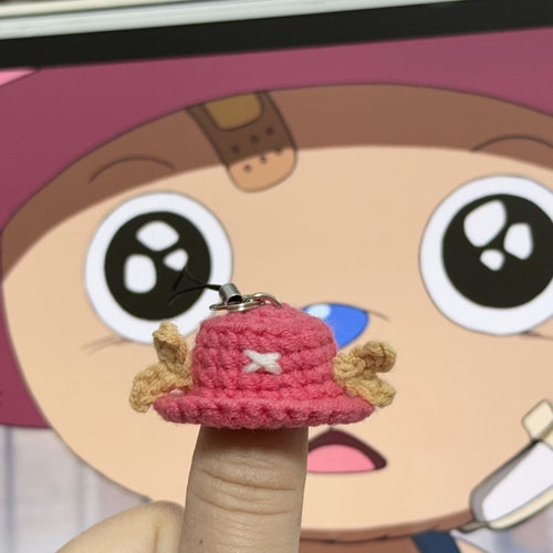 Ace/Sabo/Luffy/Chopper Handmade knitted hats Pendant – anime accessory product photo 2 | Moodixa™