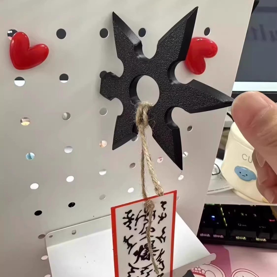 Kunai Shuriken Explosive Tag Fridge Magnet