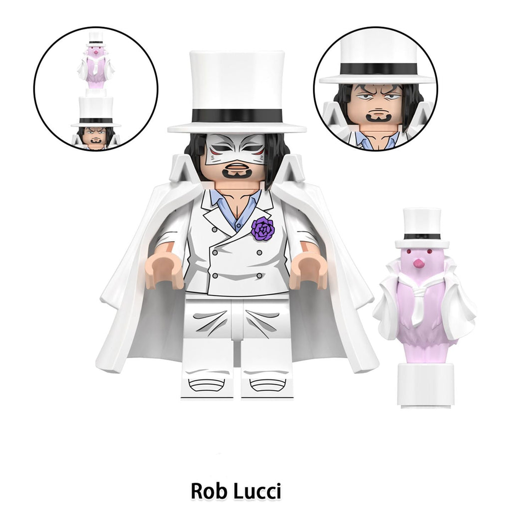 New edition,CP0 Lucci,Vegapunk,Bonney Building Block Mini Figure