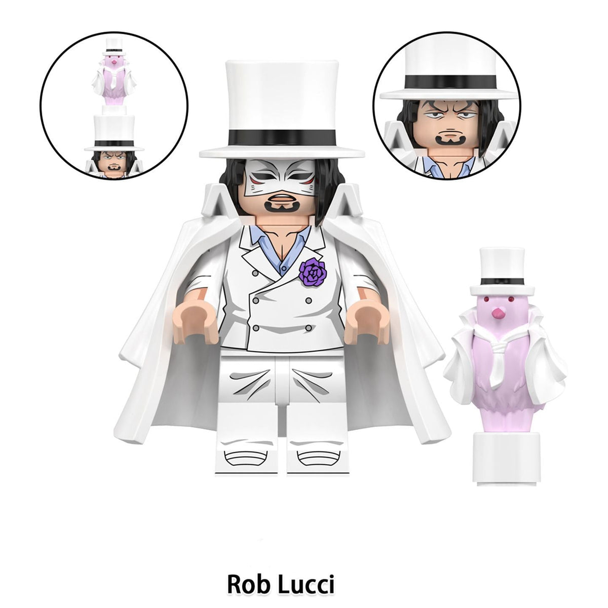 New edition,CP0 Lucci,Vegapunk,Bonney Building Block Mini Figure