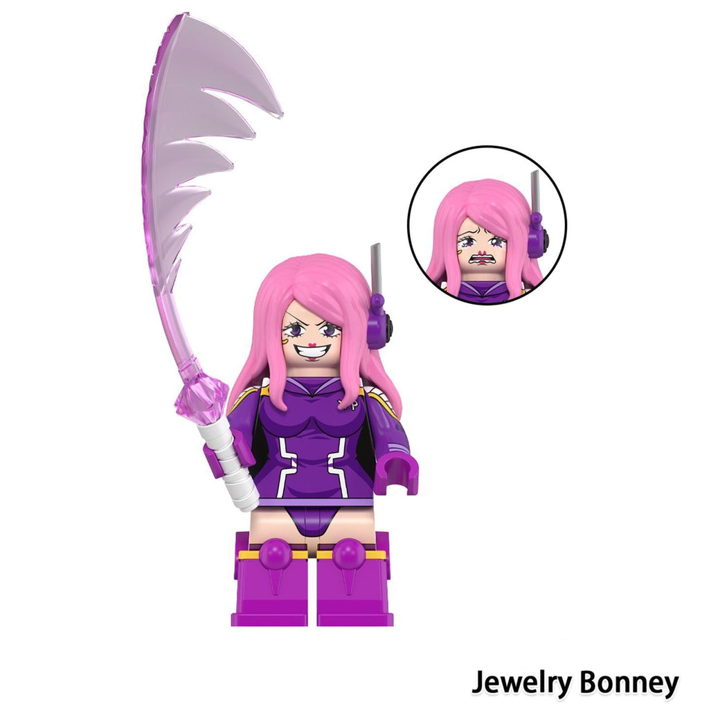 New edition,CP0 Lucci,Vegapunk,Bonney Building Block Mini Figure