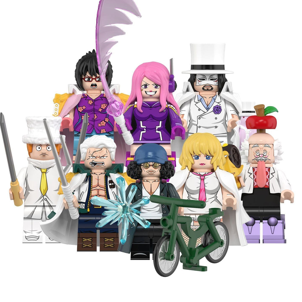 New edition,CP0 Lucci,Vegapunk,Bonney Building Block Mini Figure