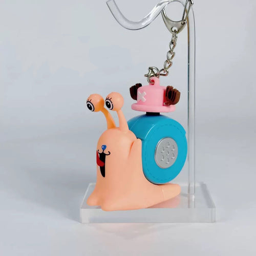 Chopper ASL Voice Recorder Den Den Mushi Transponder Snail Figure Keychain – anime figure product photo 2 | Moodixa™