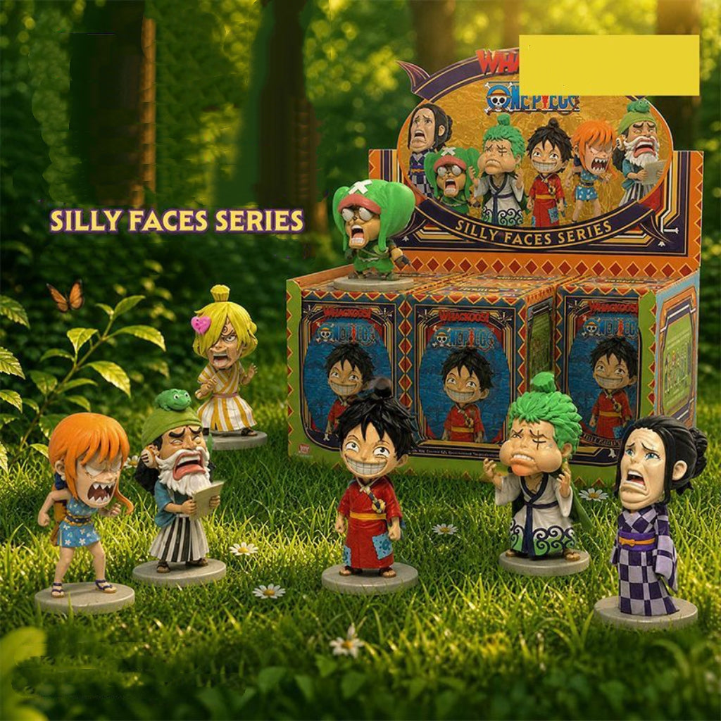 Wano Strawhats Silly Faces Series Figure Blind Box