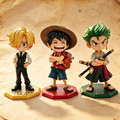 Chibi Monster Trio Luffy Zoro Sanji Figure