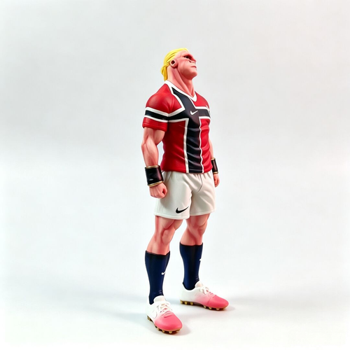 25cm Majin Buu Haaland Crossover Soccer Meme Figure – anime figure product photo 2 | Moodixa™