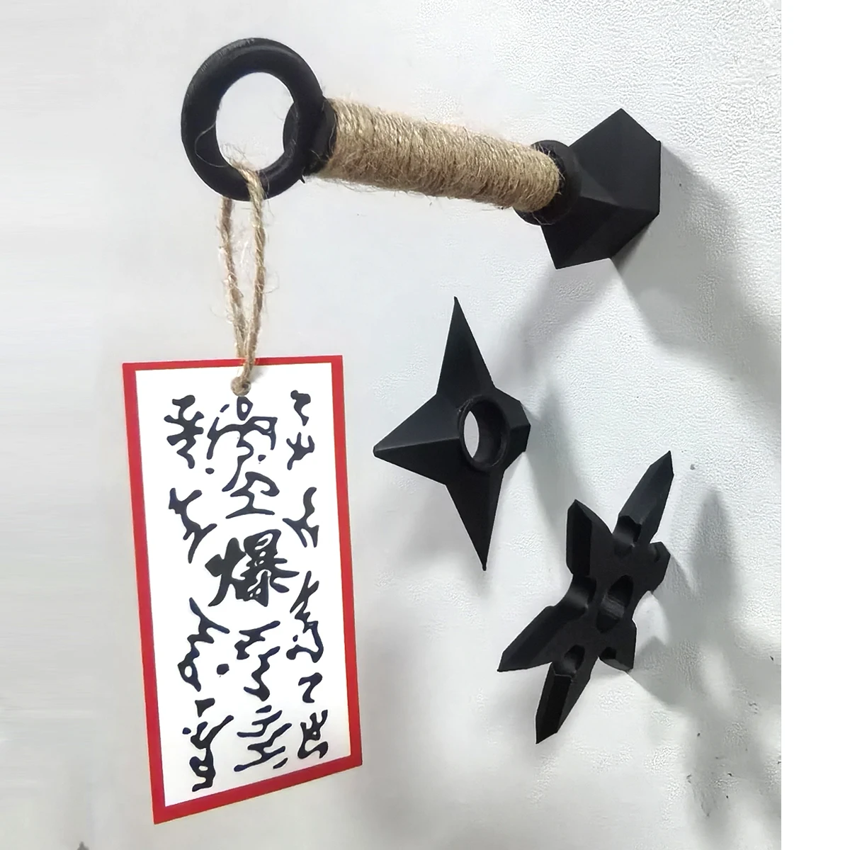 Kunai Shuriken Explosive Tag Fridge Magnet