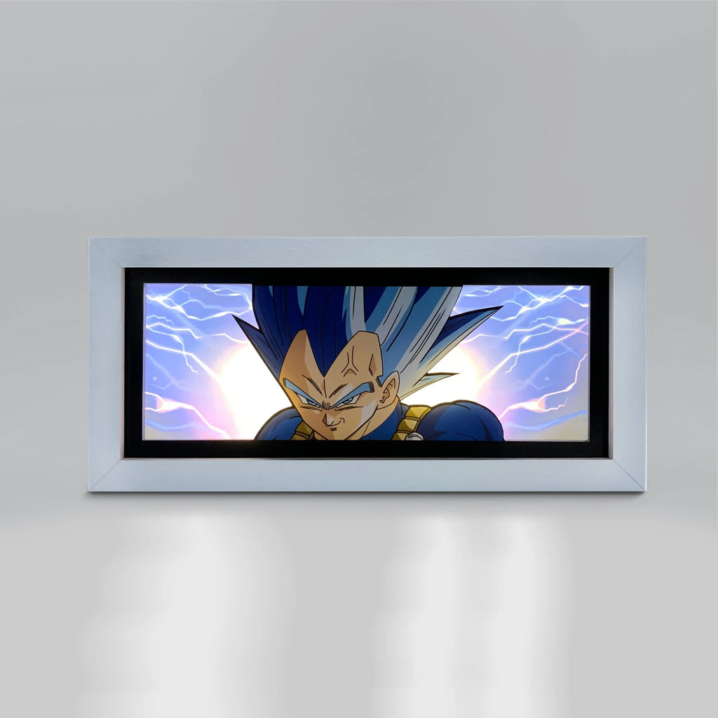 Super Saiyan Blue Evolved Vegeta Dragon Ball Super LED Light Box – Moodixa™ product image 1 of 4