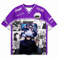Satoru Gojo Purple Jersey – anime graphic jersey product image 1 | Moodixa™