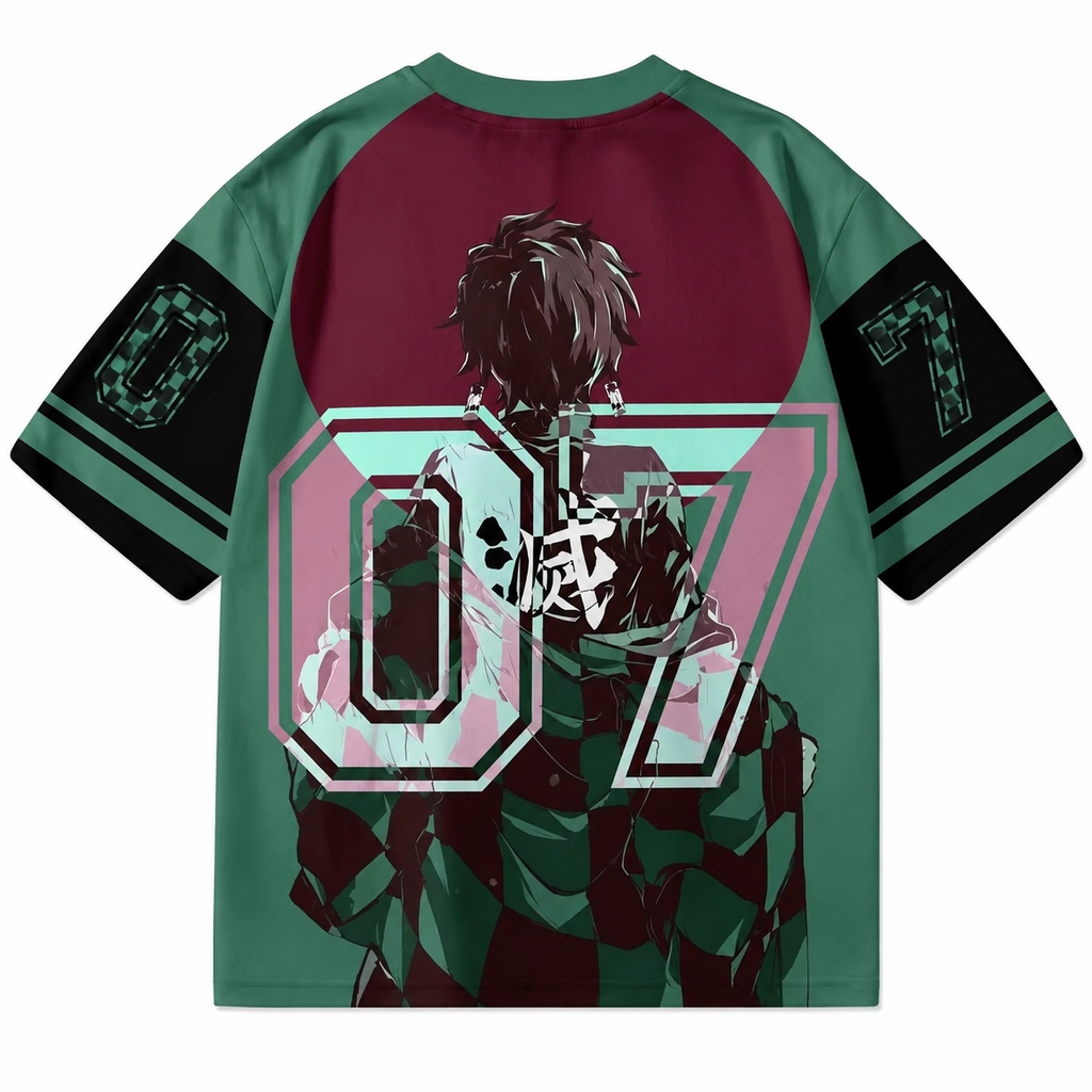 Tanjiro Kamado Anime Jersey – anime graphic jersey product image 2 | Moodixa™