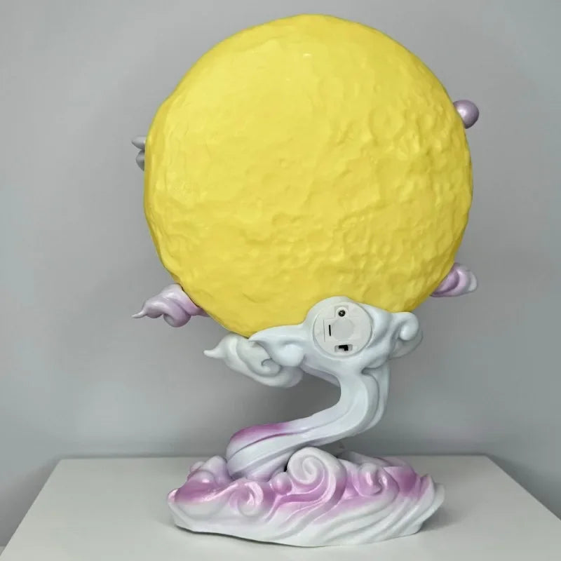 One Piece Gear 5 Nika Luffy Moon Light Figure – 28cm Anime LED Statue Decor 🌙