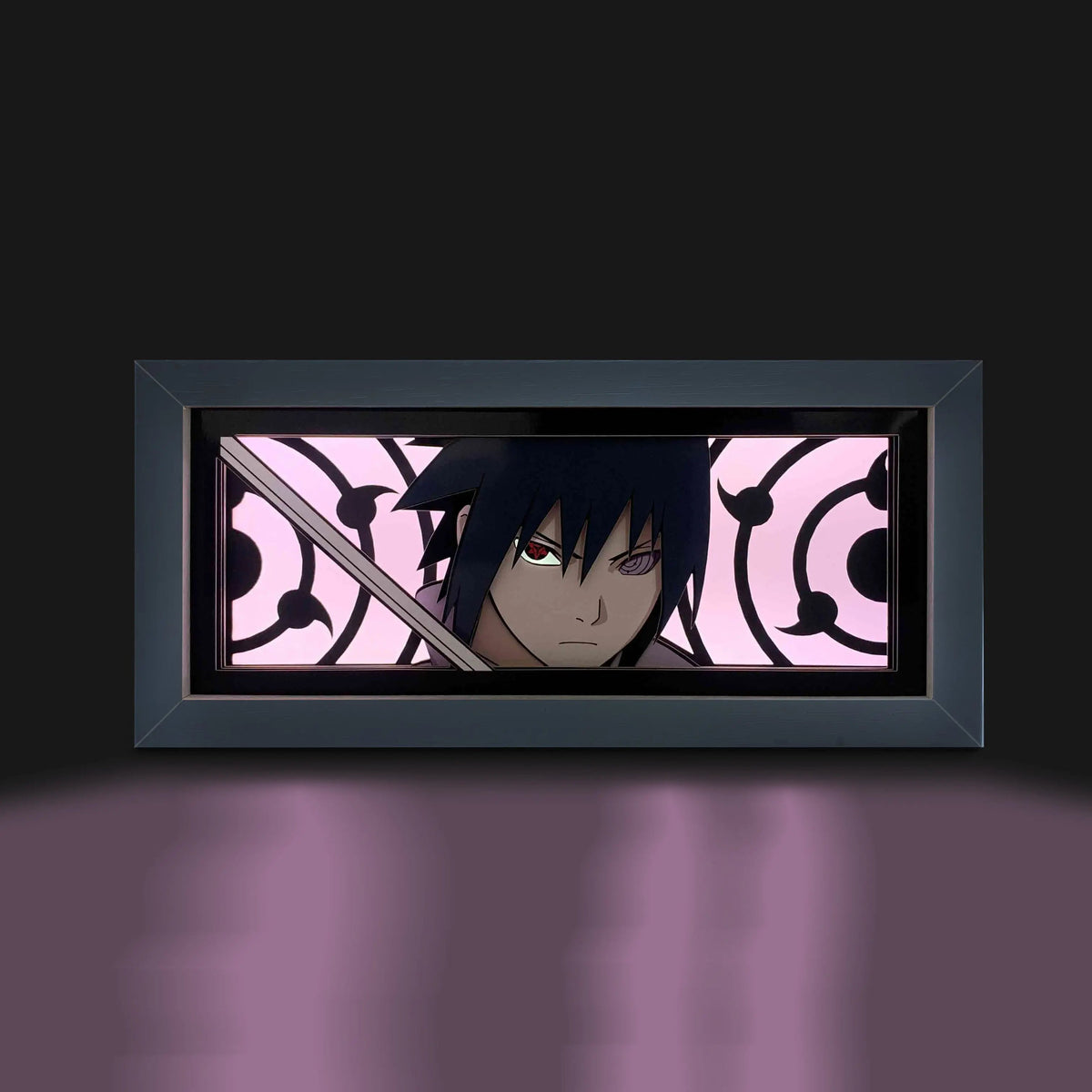 Sasuke Rinnegan/Sharingan Naruto LED Light Box – Moodixa™ product image 2 of 3