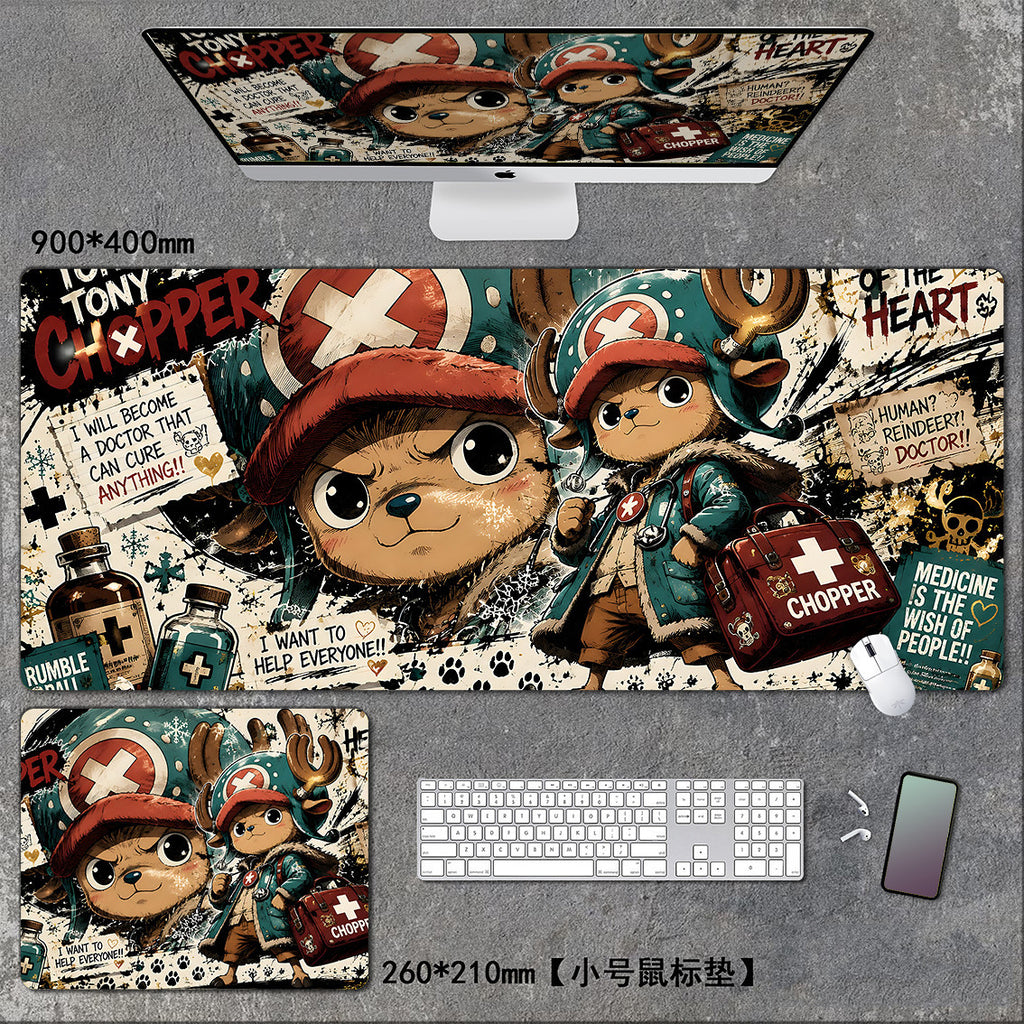 One Piece XXL Gaming Mouse Pad – Extended Anime Desk Mat for Gaming & Office 🏴‍☠️