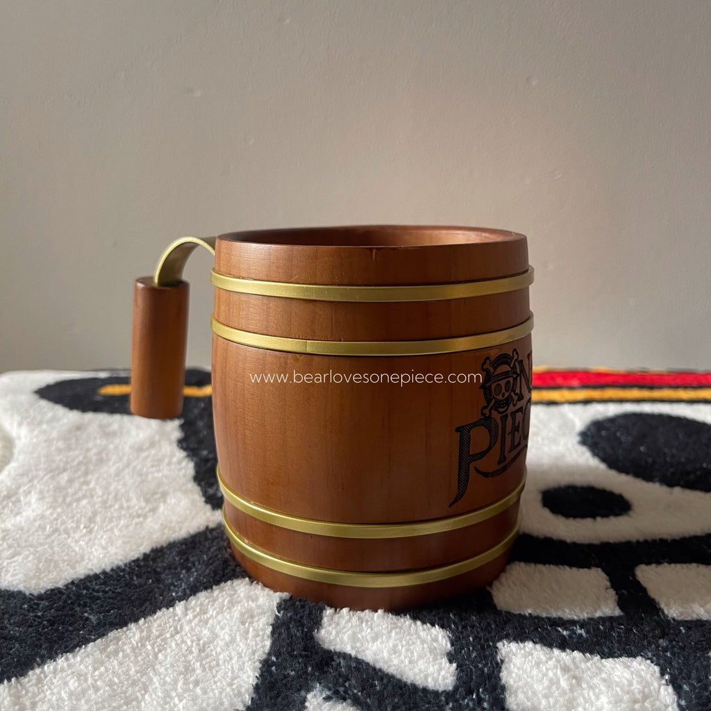 Straw Hat Pirates Wooden Barrel Mug