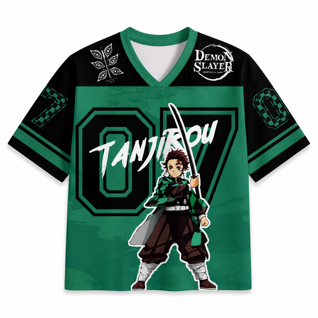 Tanjiro Kamado Anime Jersey – anime graphic jersey product image 1 | Moodixa™