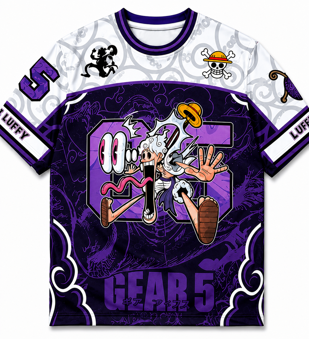 Monkey D. Luffy Anime Jersey – anime graphic jersey product image 1 | Moodixa™