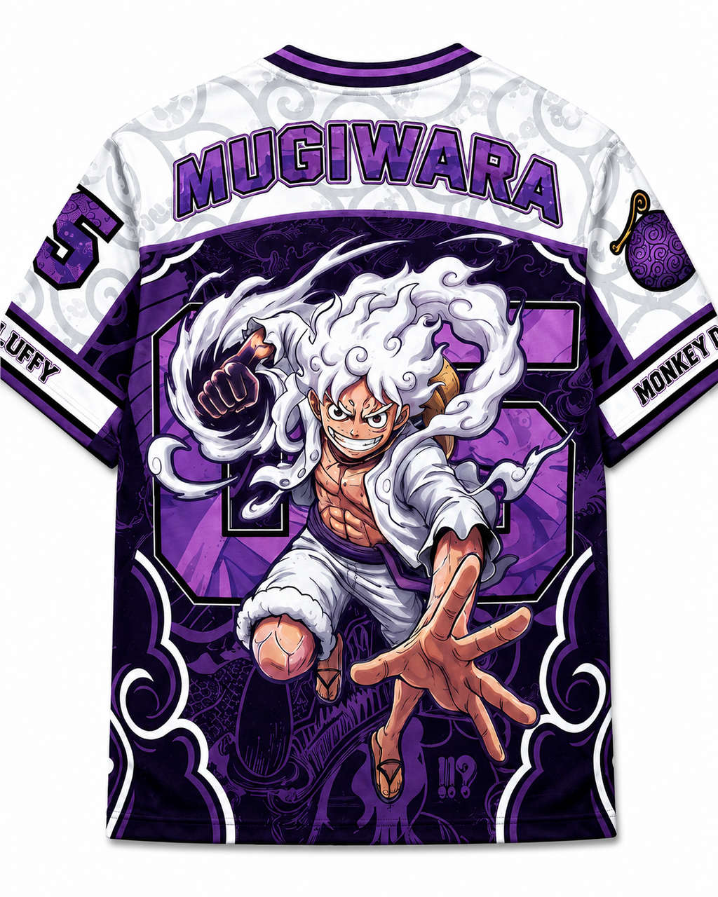 Monkey D. Luffy Anime Jersey – anime graphic jersey product image 2 | Moodixa™