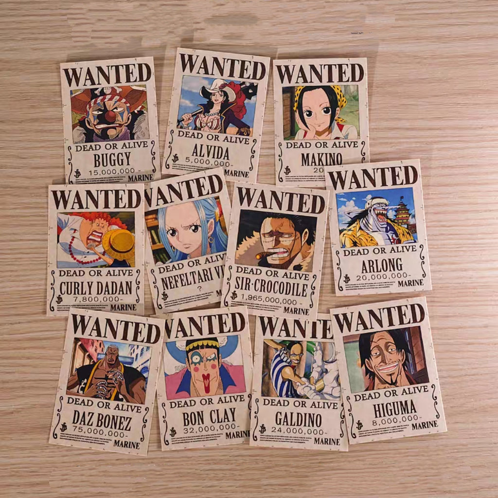 2026 Latest Updated Parchment Wanted Poster,Bounty Poster Total 264 Pieces
