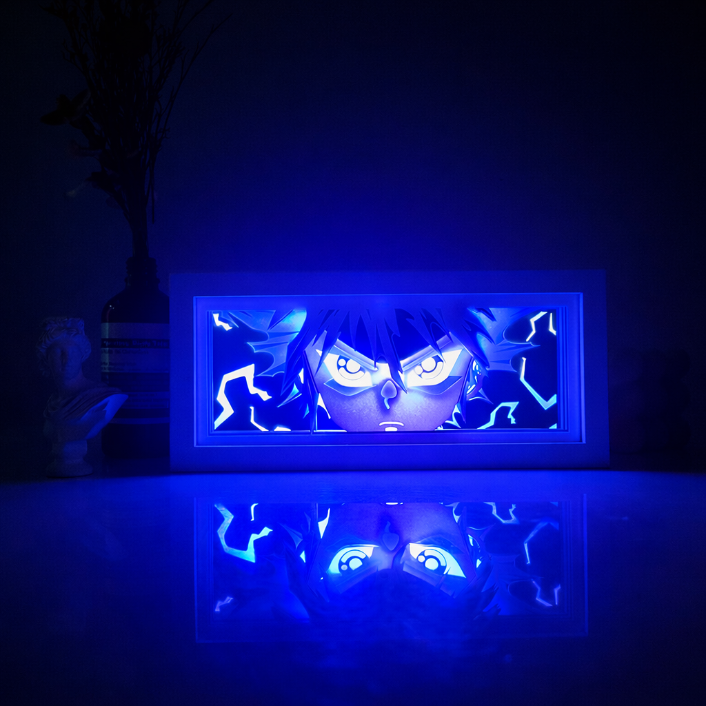 Hunter x Hunter Anime RGB LED Light Frame With Remote – Transform Your Room 🔥