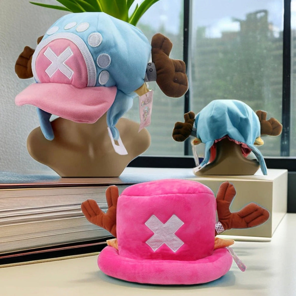 Chopper Plush Hat Soft Anime-Inspired Cosplay Hat