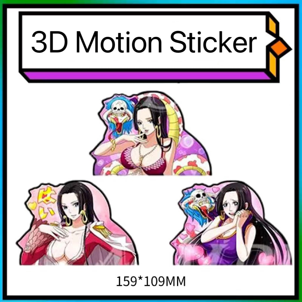 Nico Robin 3D Motion sticker, 3 varieties Of morphologic