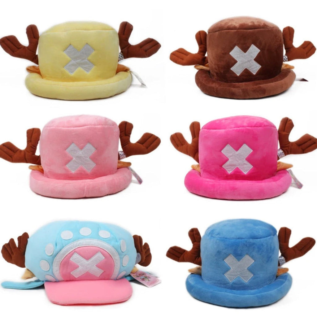 Chopper Plush Hat Soft Anime-Inspired Cosplay Hat