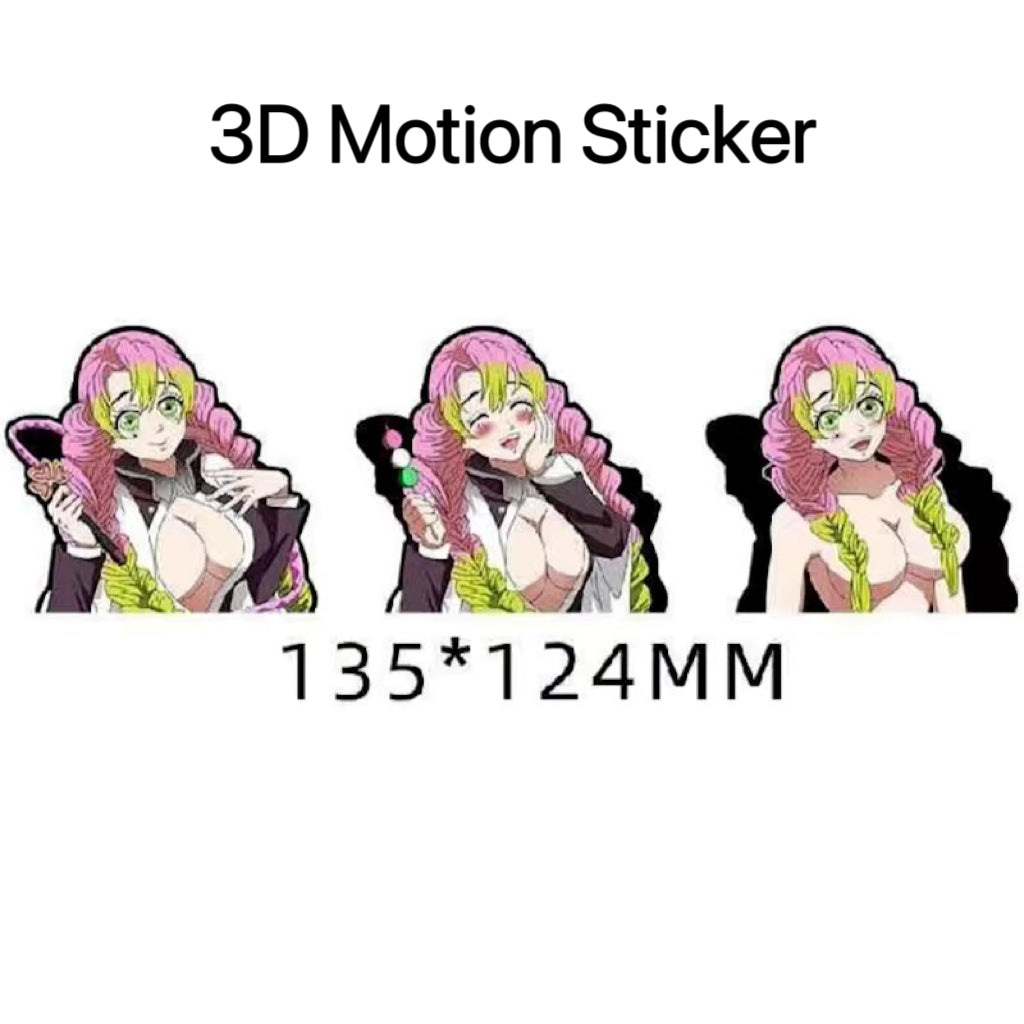 DSlayer characters 3D Motion sticker