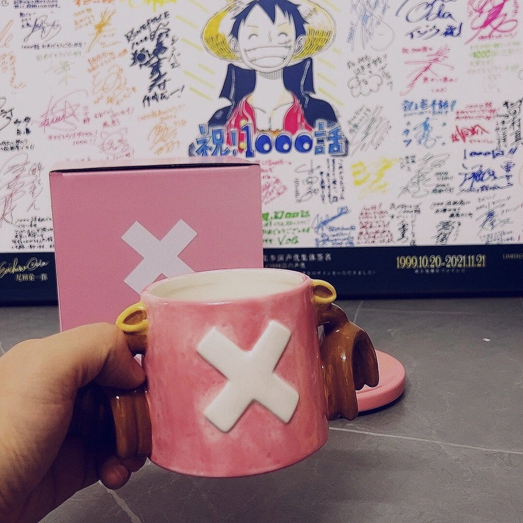 Limited Edition Chopper Hat Ceramic Mug Hand-Painted Collectible