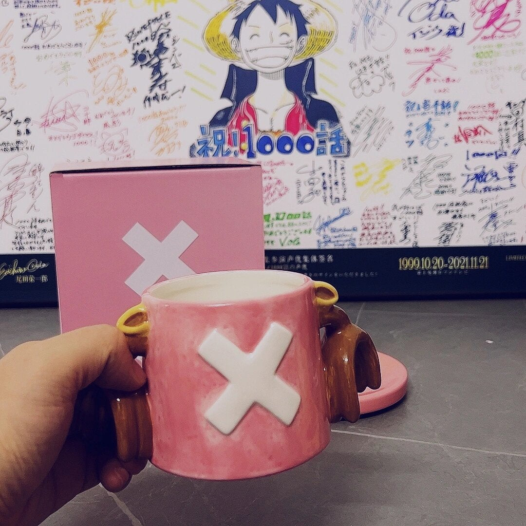 Limited Edition Chopper Hat Ceramic Mug Hand-Painted Collectible