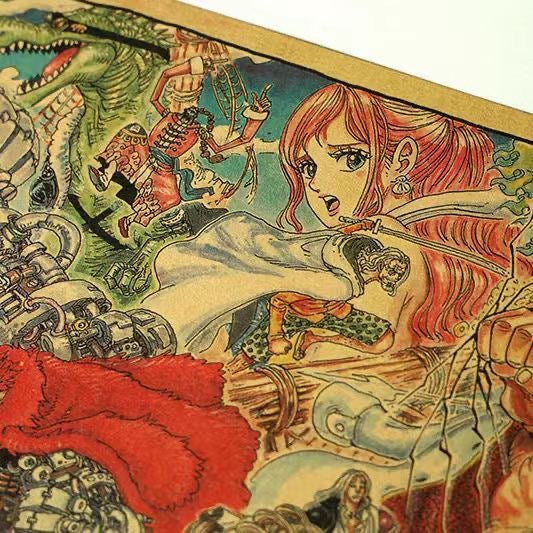 All Characters Vintage Kraft Paper Poster Decorative Wall Art