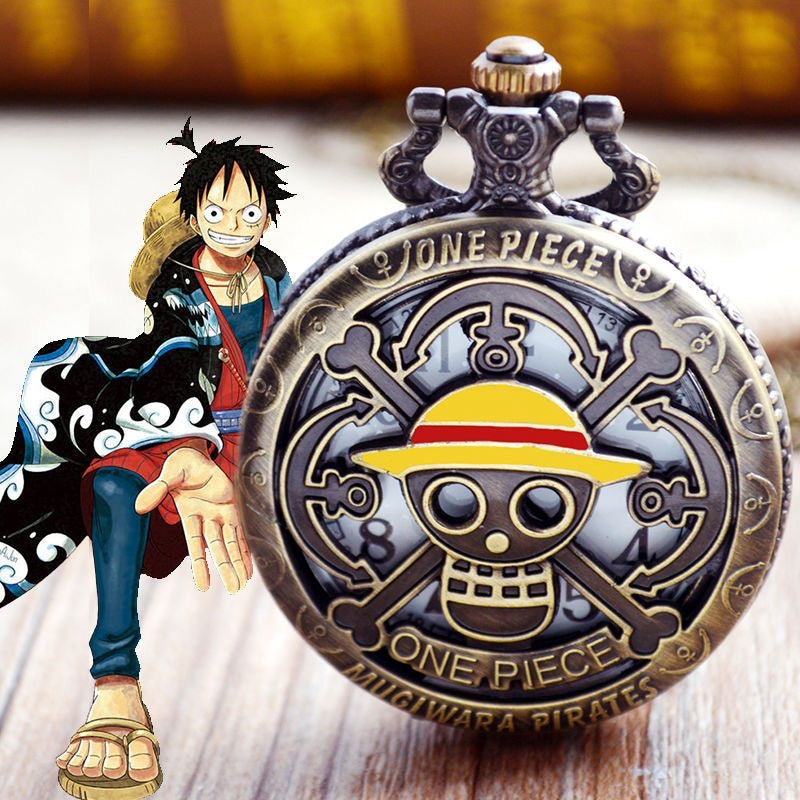 Straw Hat Vintage Pocket Watch Quartz Collectible
