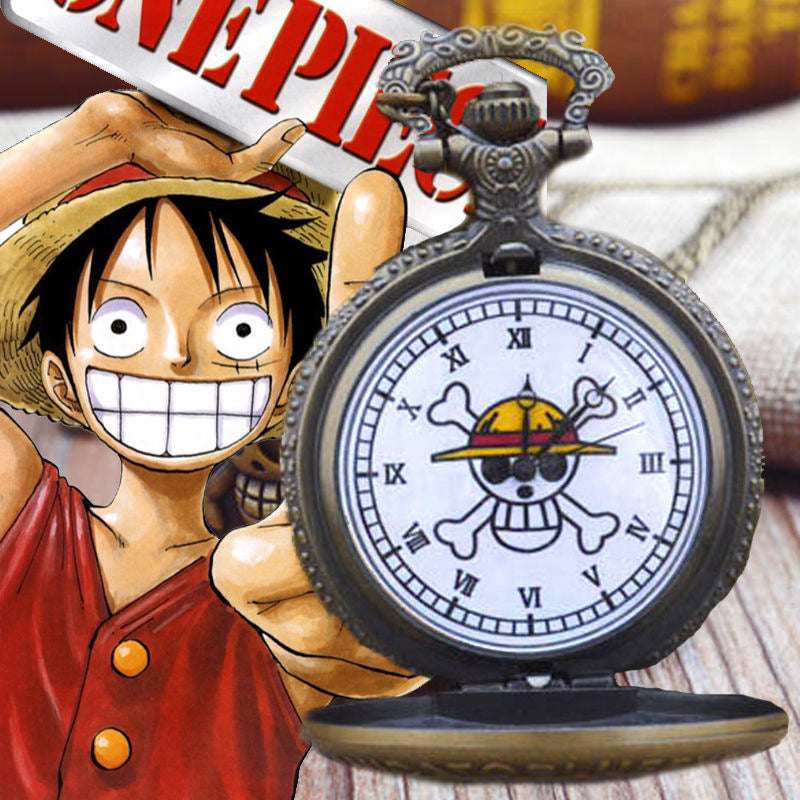 Straw Hat Vintage Pocket Watch Quartz Collectible