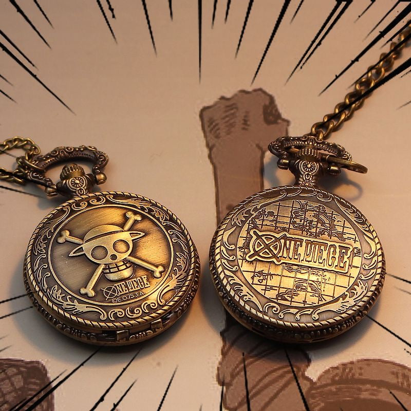Straw Hat Vintage Pocket Watch Quartz Collectible