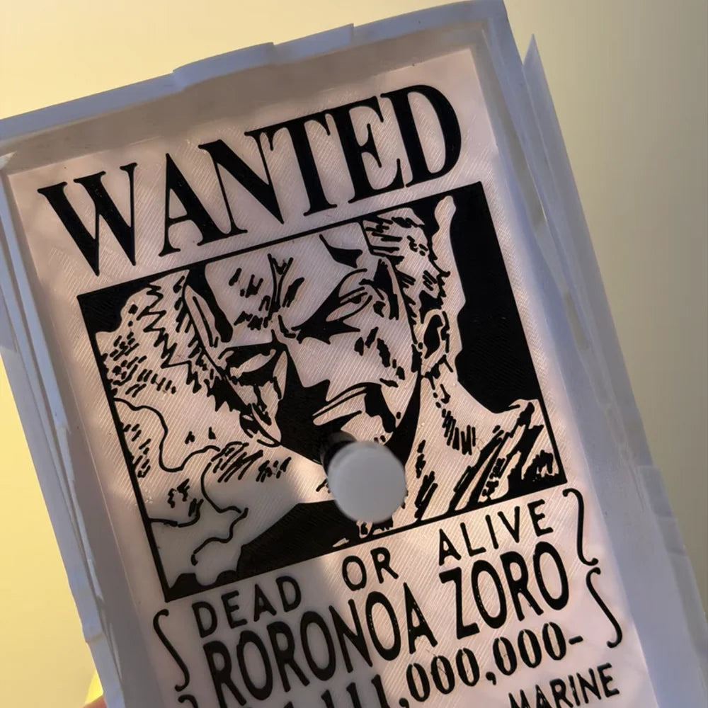 Zoro Inspired Shadow Lamp – Turn Your Room Into an Anime Scene 🔥