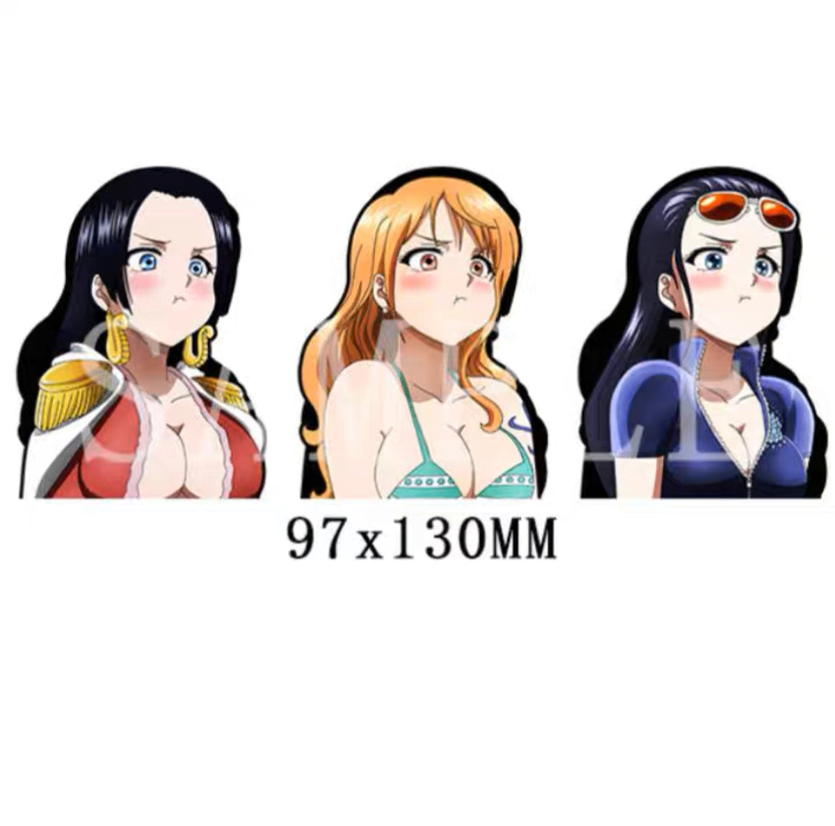 Boa Hancock 3D Motion sticker, 3 varieties Of morphologic