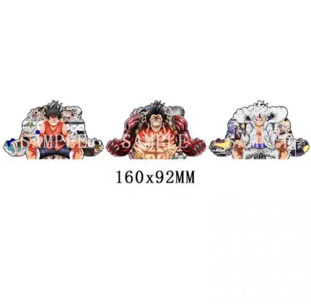 Kid,Luffy,Law,three captains 3D Motion sticker, 3 varieties Of morphologic